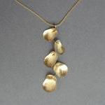 14k Gold Necklace, Leaves ..